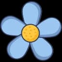 Icona flor decorativa