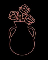 Il·lustració decorativa del taller floral